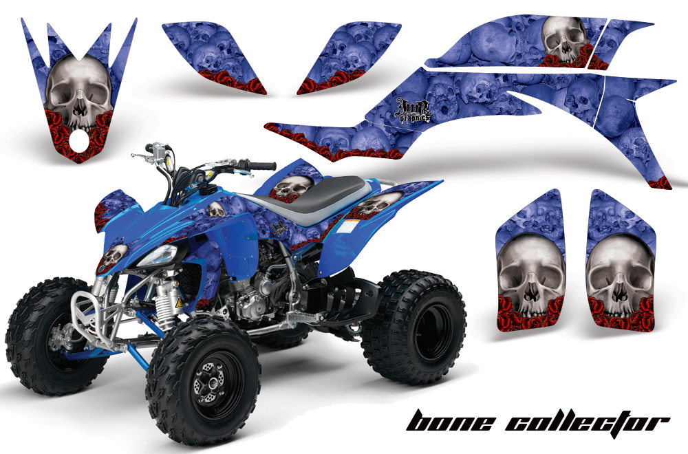 Yamaha YFZ450 04-08 Graphics BoneCollector Blue